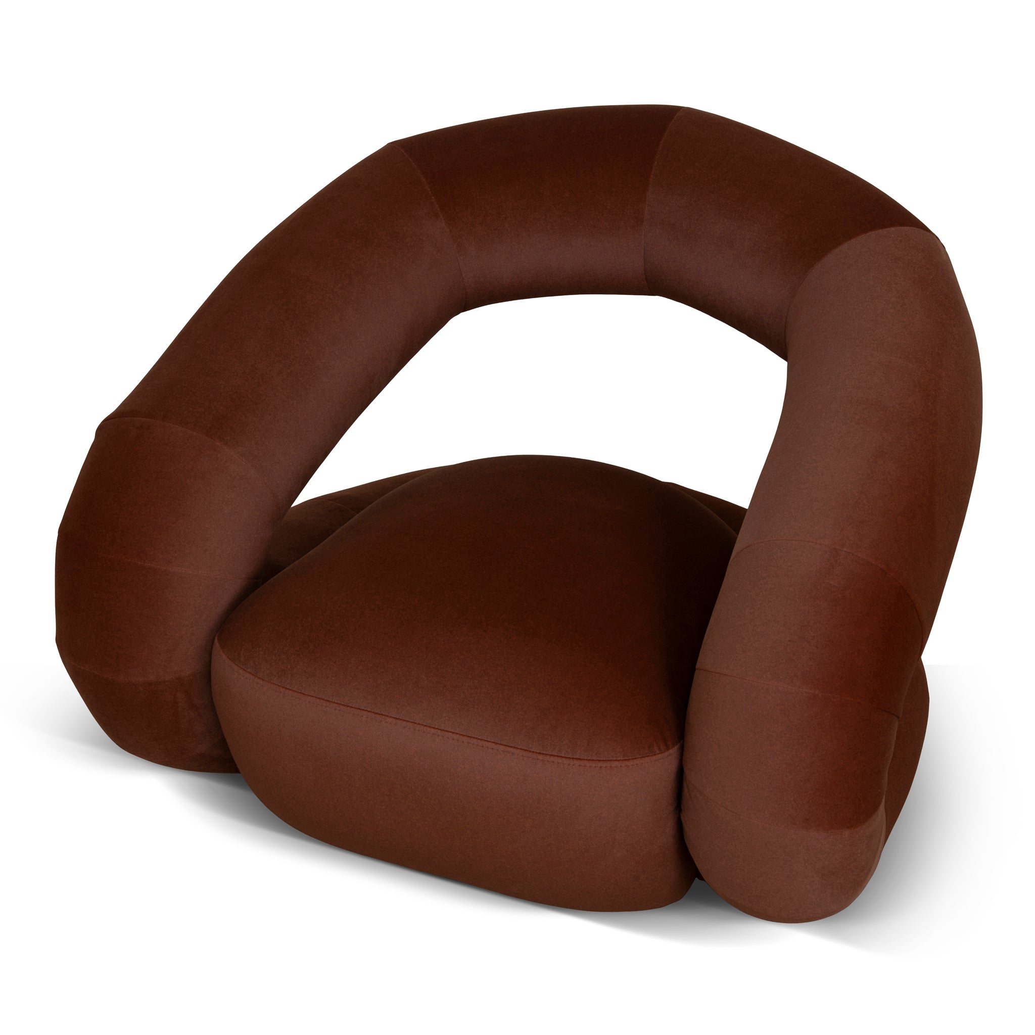 Forma Swivel Armchair - Red Bronze Armchair Forever-Core