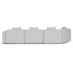 Vestra Right Arm Corner Sofa - Textured Beige Corner Sofa Forever-Core