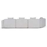 Vestra Right Arm Corner Sofa - Textured Beige Corner Sofa Forever-Core