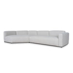Vestra Right Arm Corner Sofa - Textured Beige Corner Sofa Forever-Core