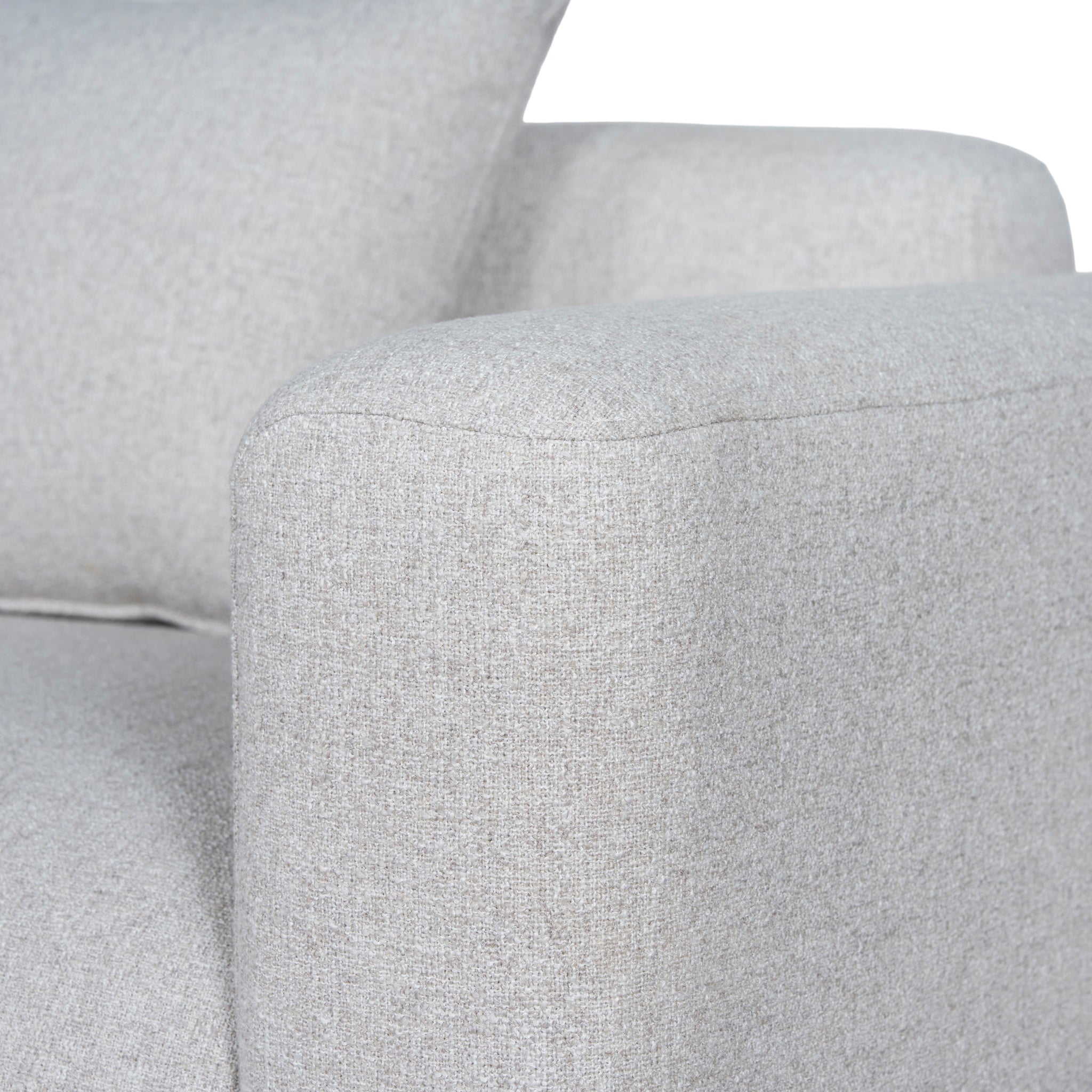 Vestra Right Arm Corner Sofa - Textured Beige Corner Sofa Forever-Core