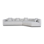 Vestra Left Arm Corner Sofa - Textured Beige Corner Sofa Forever-Core