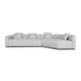 Vestra Left Arm Corner Sofa - Textured Beige Corner Sofa Forever-Core