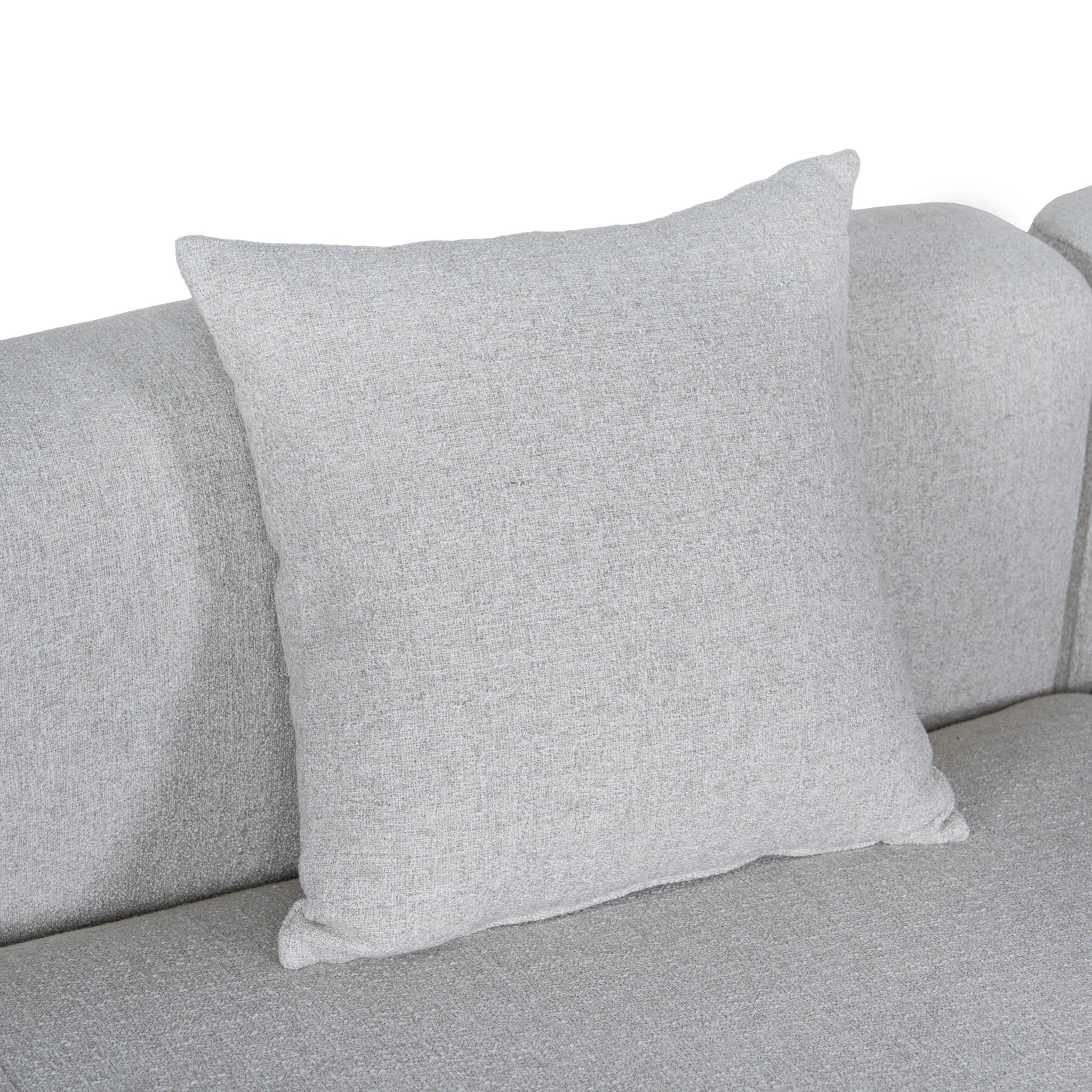 Vestra Left Arm Corner Sofa - Textured Beige Corner Sofa Forever-Core