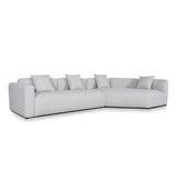 Vestra Left Arm Corner Sofa - Textured Beige Corner Sofa Forever-Core