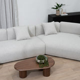 Vestra Left Arm Corner Sofa - Textured Beige Corner Sofa Forever-Core