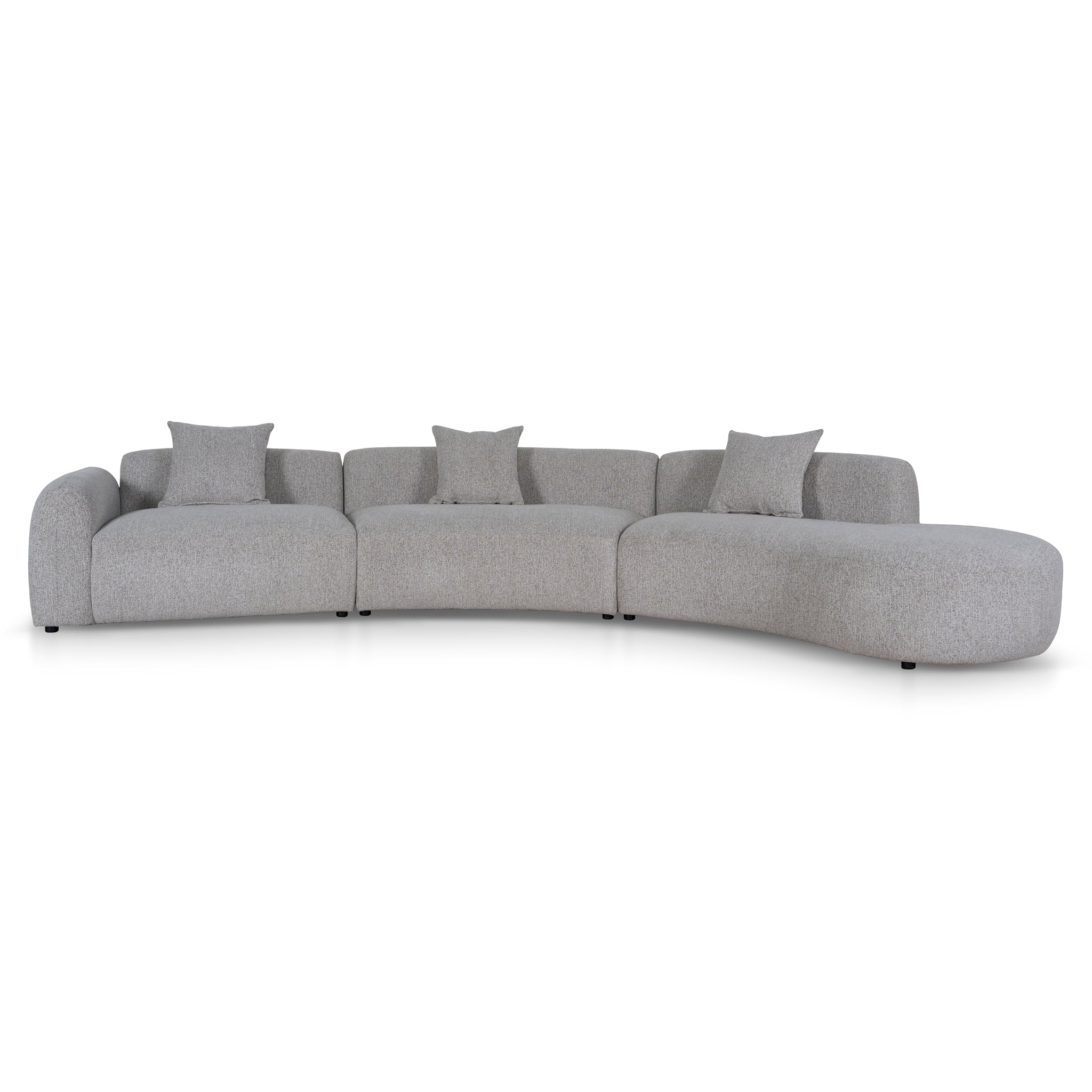 Rovena Right Chaise Modular Sofa - Mushroom Beige Chaise Lounge Forever-Core