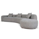 Rovena Right Chaise Modular Sofa - Mushroom Beige Chaise Lounge Forever-Core