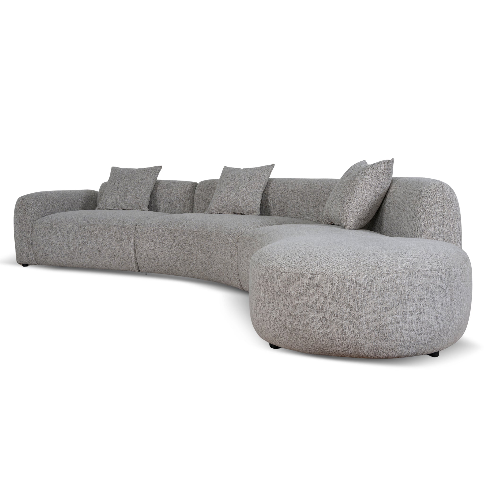 Rovena Right Chaise Modular Sofa - Mushroom Beige Chaise Lounge Forever-Core