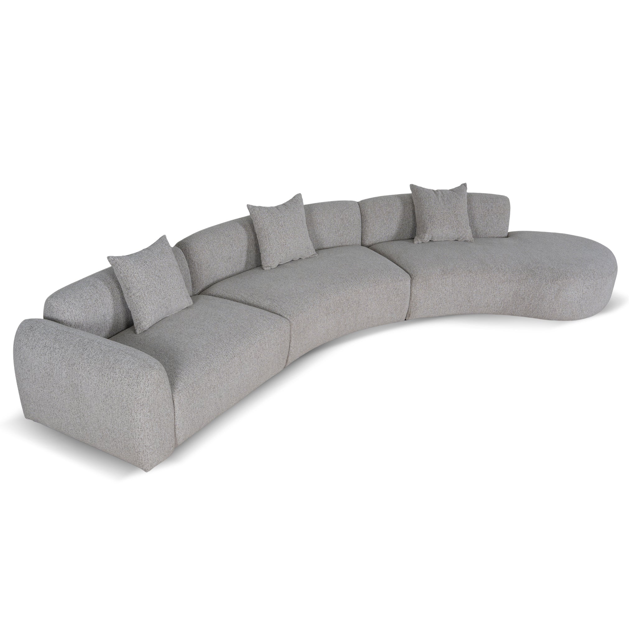 Rovena Right Chaise Modular Sofa - Mushroom Beige Chaise Lounge Forever-Core