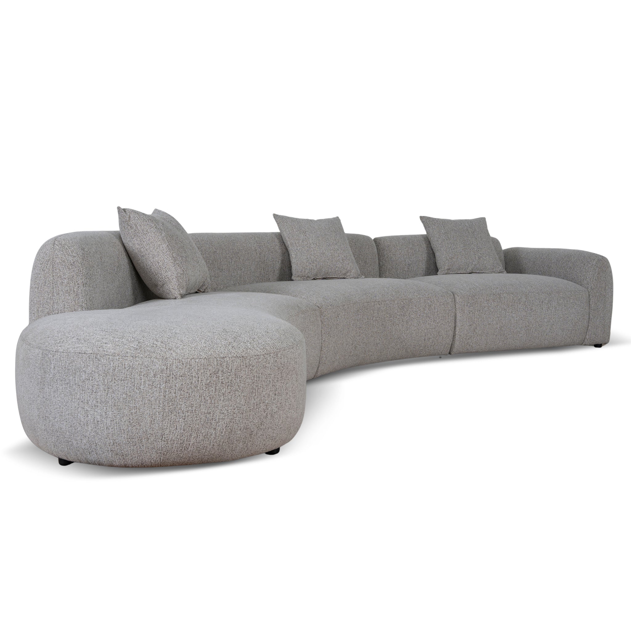 Rovena Left Chaise Modular Sofa - Mushroom Beige Chaise Lounge Forever-Core
