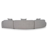 Rovena Left Chaise Modular Sofa - Mushroom Beige Chaise Lounge Forever-Core