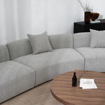Rovena Left Chaise Modular Sofa - Mushroom Beige Chaise Lounge Forever-Core