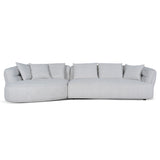 Rowe Left Chaise Sofa - Almond Beige Chaise Lounge KJ Sofa-Core