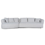Rowe Left Chaise Sofa - Almond Beige Chaise Lounge KJ Sofa-Core