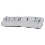 Rowe Left Chaise Sofa - Almond Beige Chaise Lounge KJ Sofa-Core