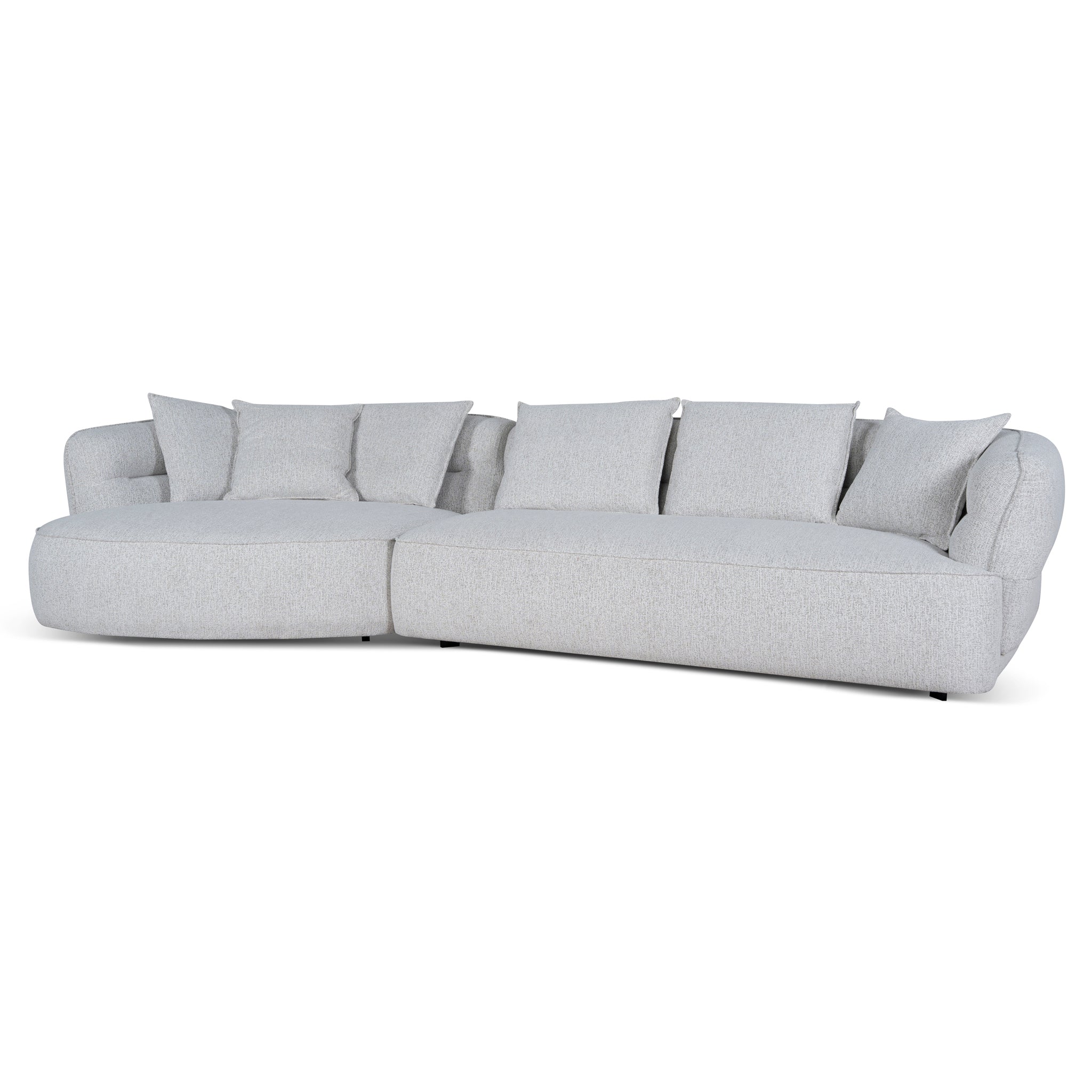 Rowe Left Chaise Sofa - Almond Beige Chaise Lounge KJ Sofa-Core