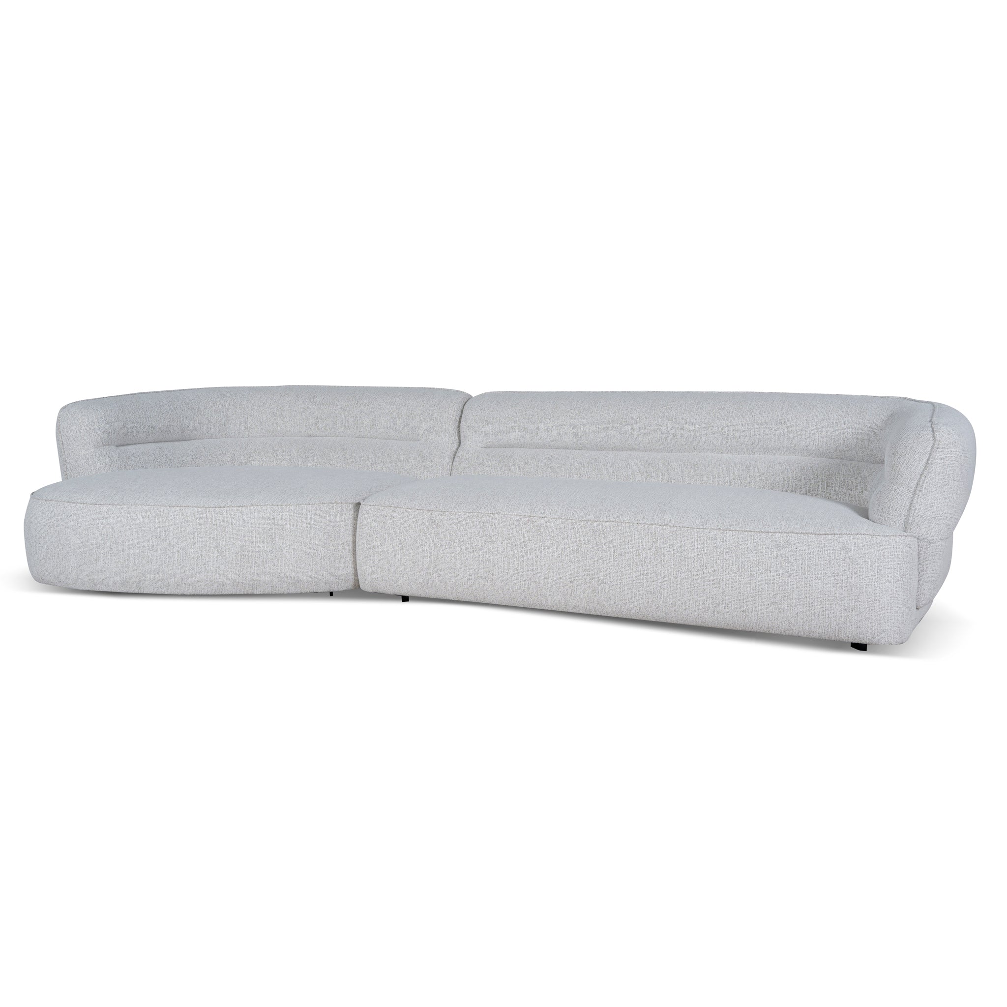 Rowe Left Chaise Sofa - Almond Beige Chaise Lounge KJ Sofa-Core