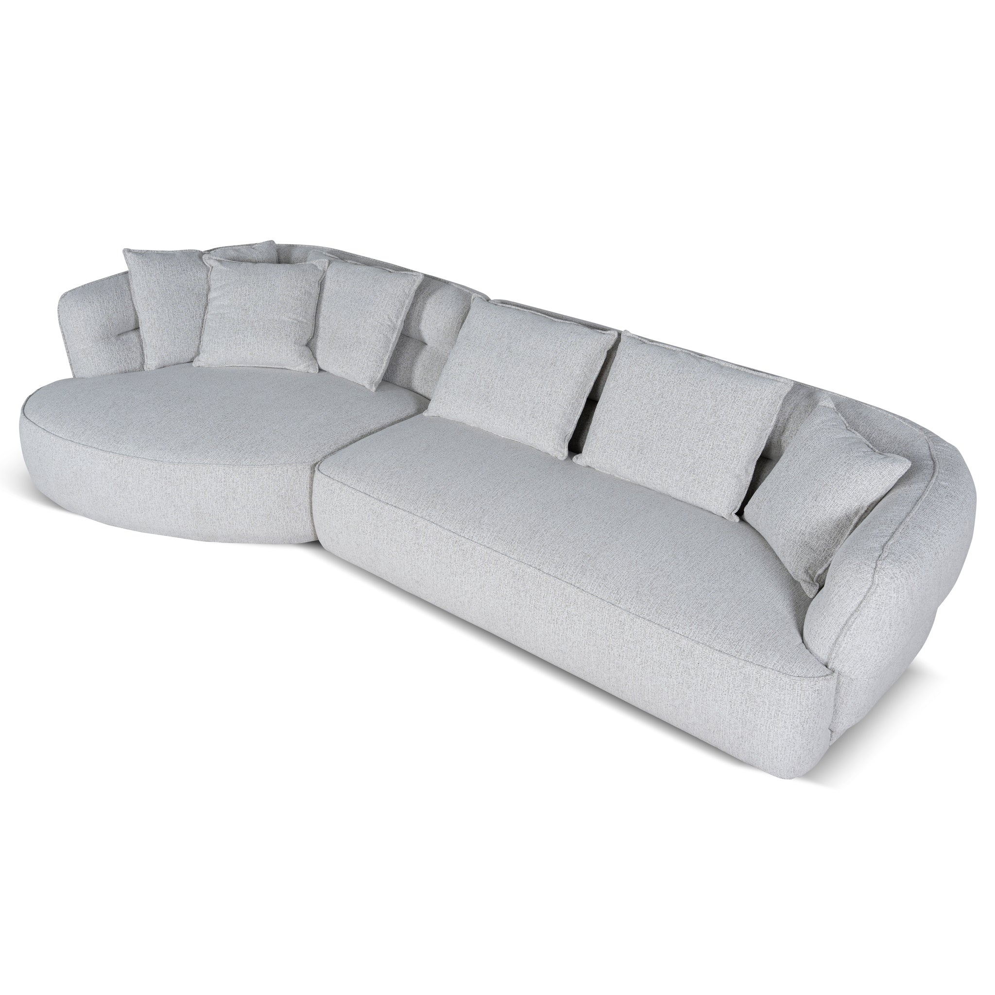 Rowe Left Chaise Sofa - Almond Beige Chaise Lounge KJ Sofa-Core