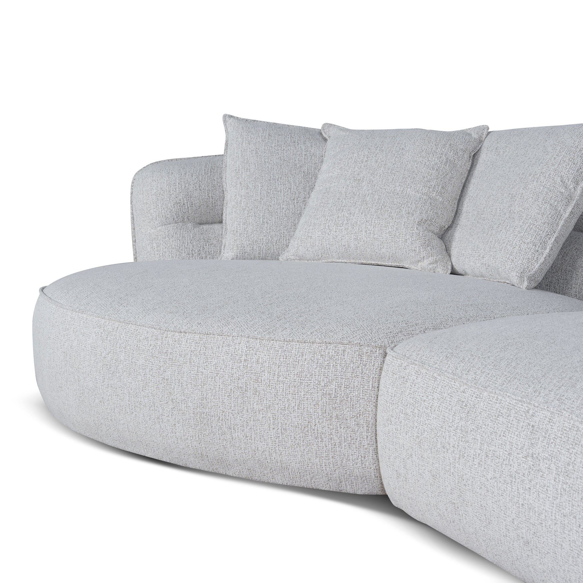 Rowe Left Chaise Sofa - Almond Beige Chaise Lounge KJ Sofa-Core