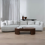 Rowe Left Chaise Sofa - Almond Beige Chaise Lounge KJ Sofa-Core