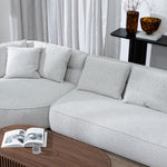 Rowe Left Chaise Sofa - Almond Beige Chaise Lounge KJ Sofa-Core