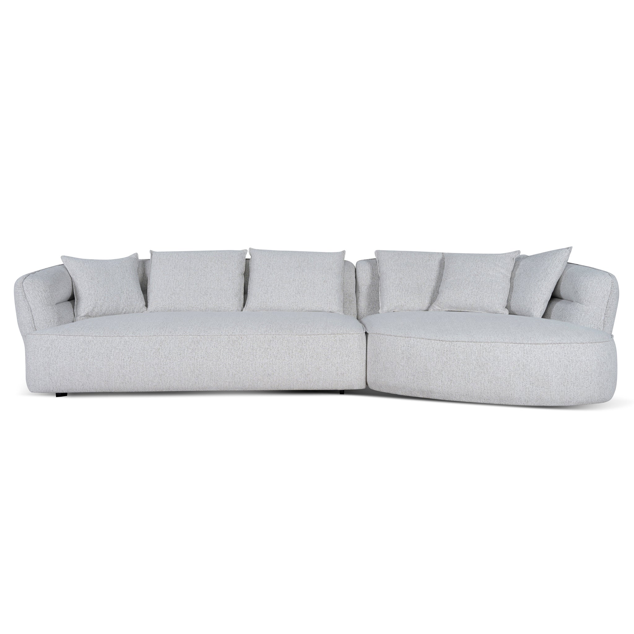 Rowe Right Chaise Sofa - Almond Beige Chaise Lounge KJ Sofa-Core