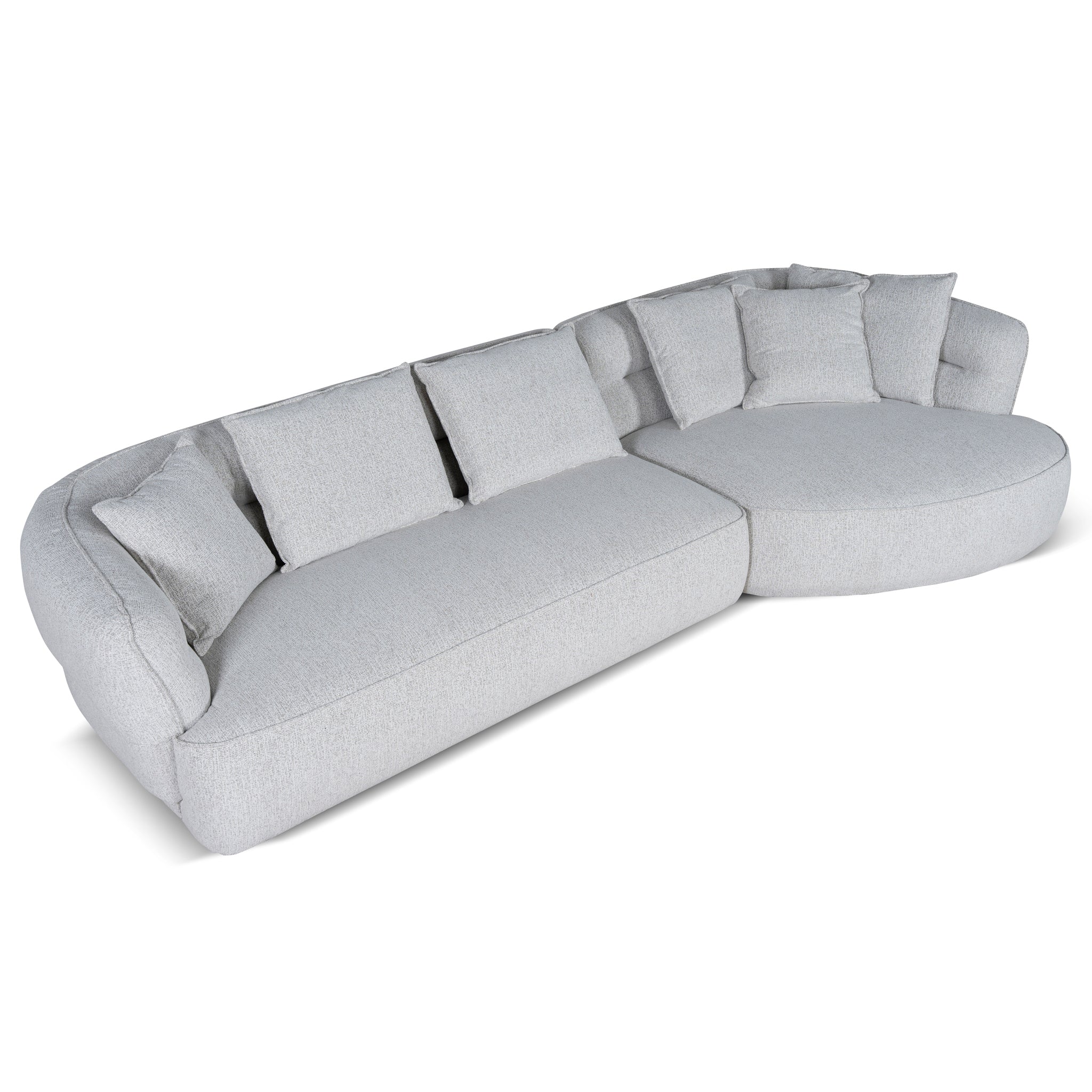Rowe Right Chaise Sofa - Almond Beige Chaise Lounge KJ Sofa-Core