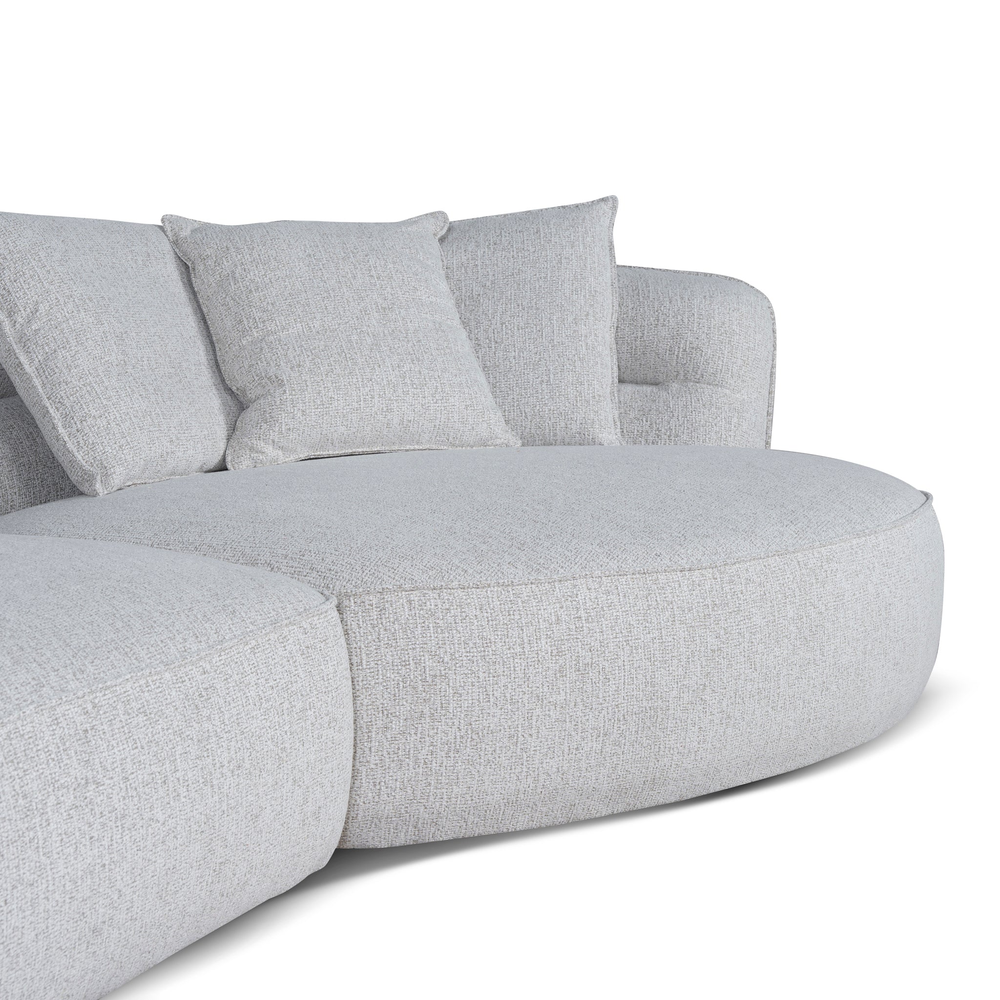 Rowe Right Chaise Sofa - Almond Beige Chaise Lounge KJ Sofa-Core