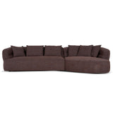 Rowe Right Chaise Sofa - Moss Brown Chaise Lounge KJ Sofa-Core