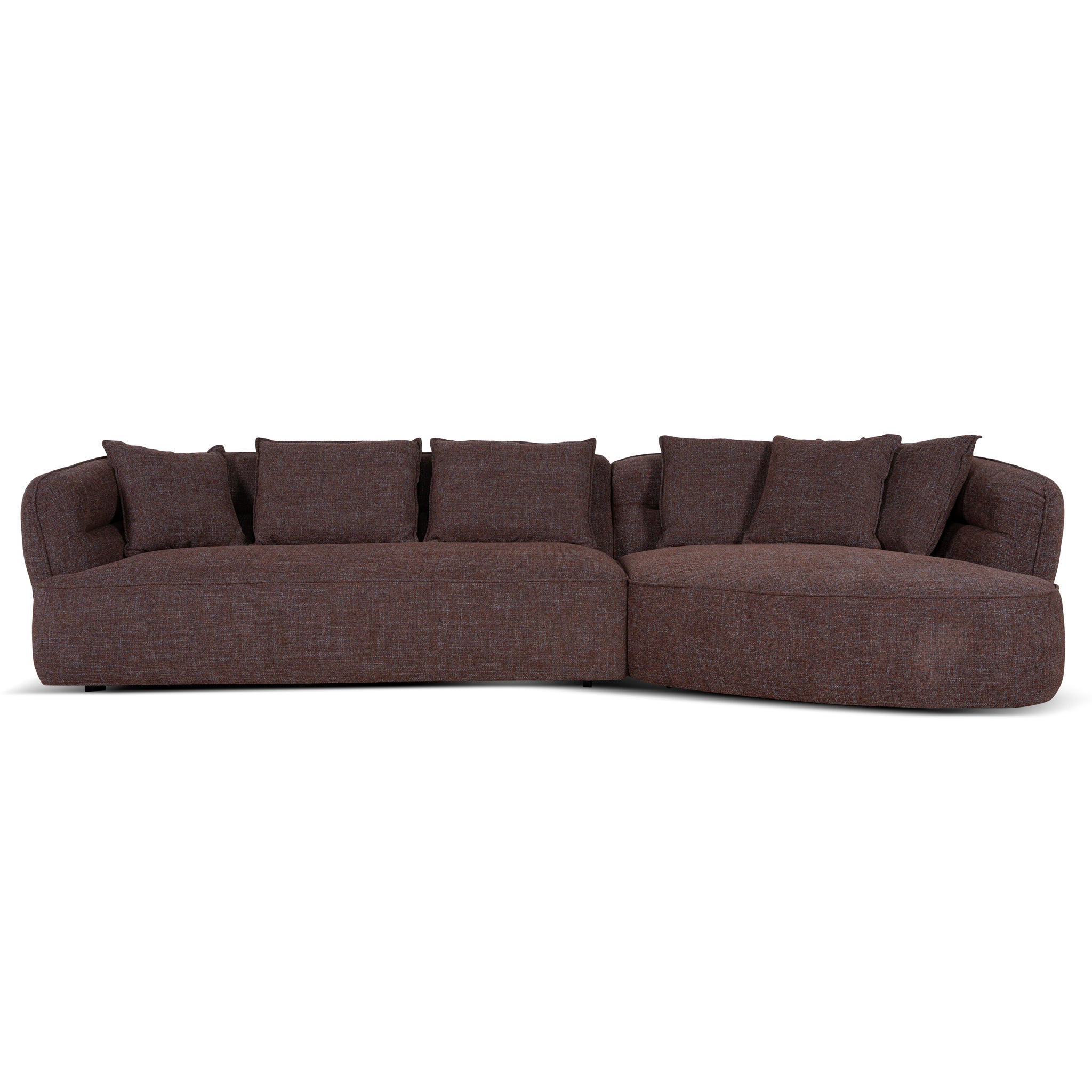 Rowe Right Chaise Sofa - Moss Brown Chaise Lounge KJ Sofa-Core