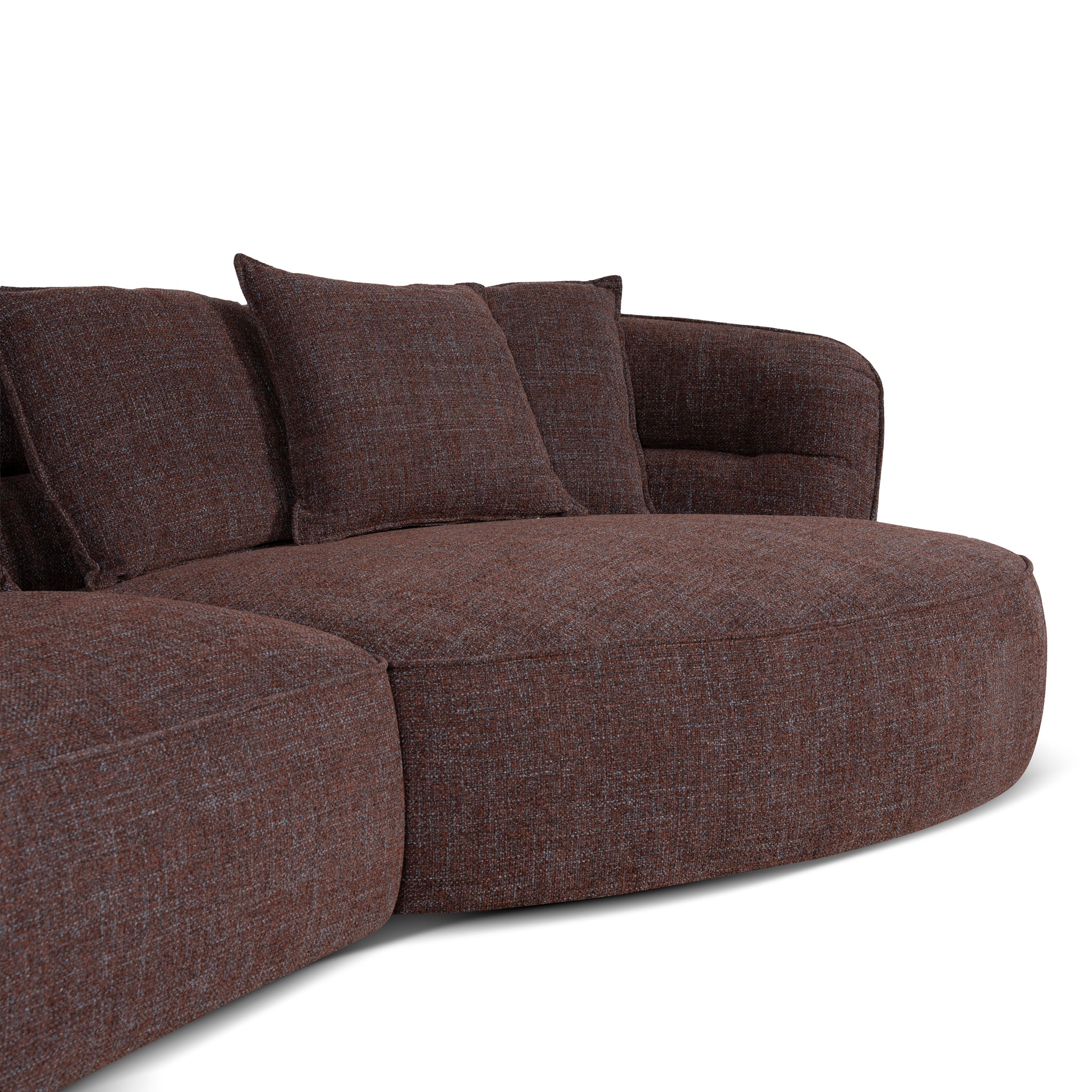 Rowe Right Chaise Sofa - Moss Brown Chaise Lounge KJ Sofa-Core