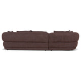 Rowe Left Chaise Sofa - Moss Brown Chaise Lounge KJ Sofa-Core