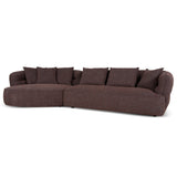 Rowe Left Chaise Sofa - Moss Brown Chaise Lounge KJ Sofa-Core