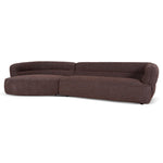 Rowe Left Chaise Sofa - Moss Brown Chaise Lounge KJ Sofa-Core