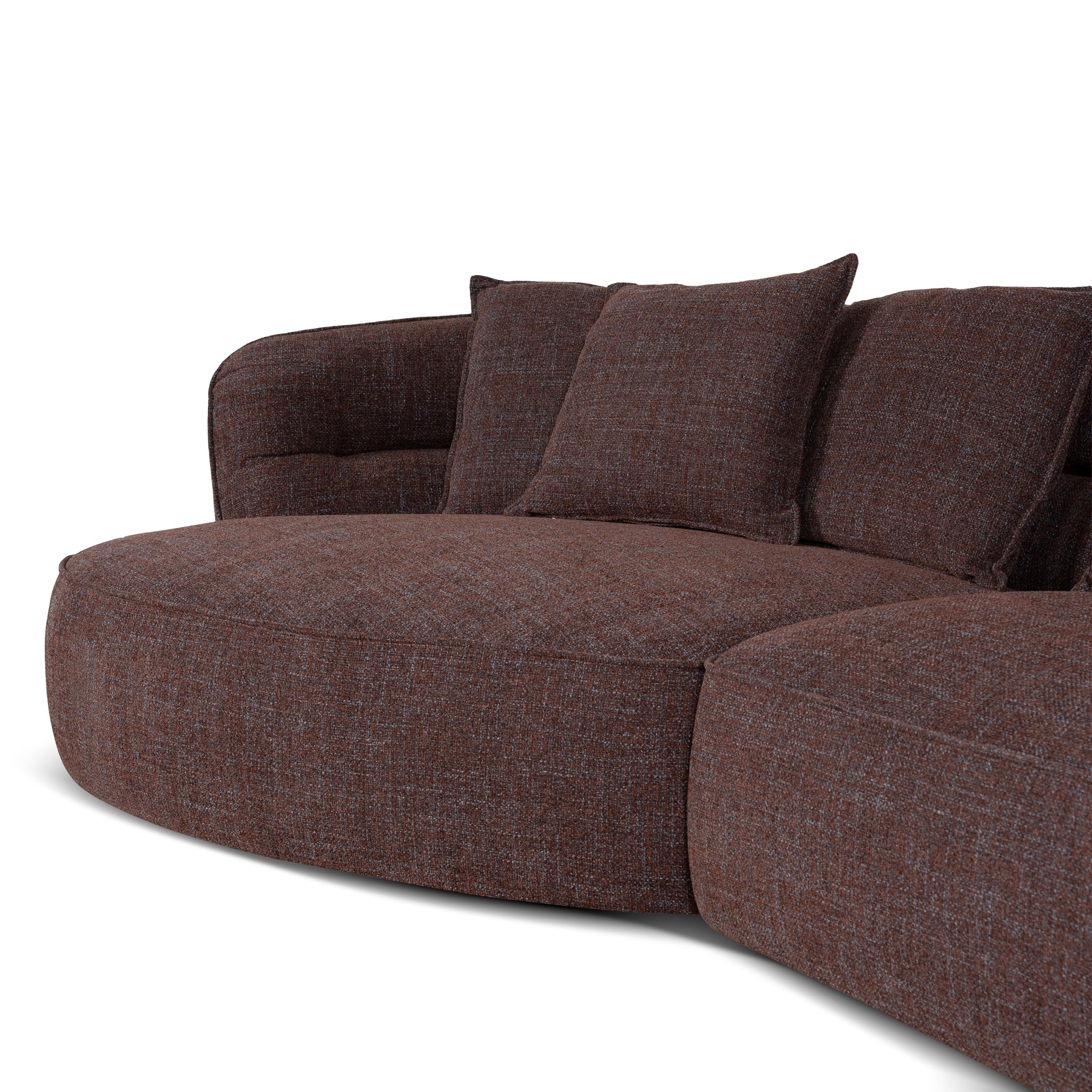 Rowe Left Chaise Sofa - Moss Brown Chaise Lounge KJ Sofa-Core