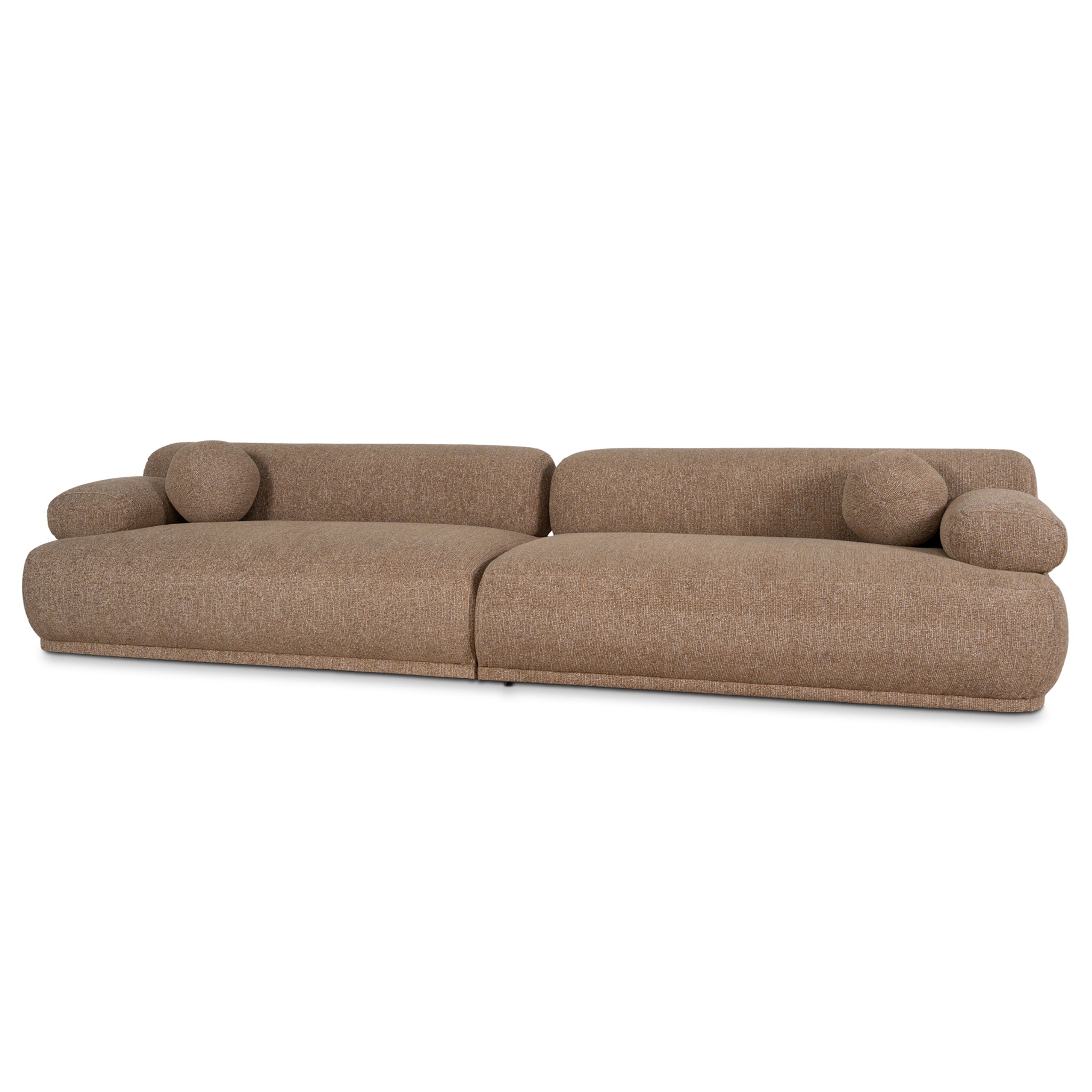 Solara 4 Seater Sofa - Almond Brown Sofa KJ Sofa-Core