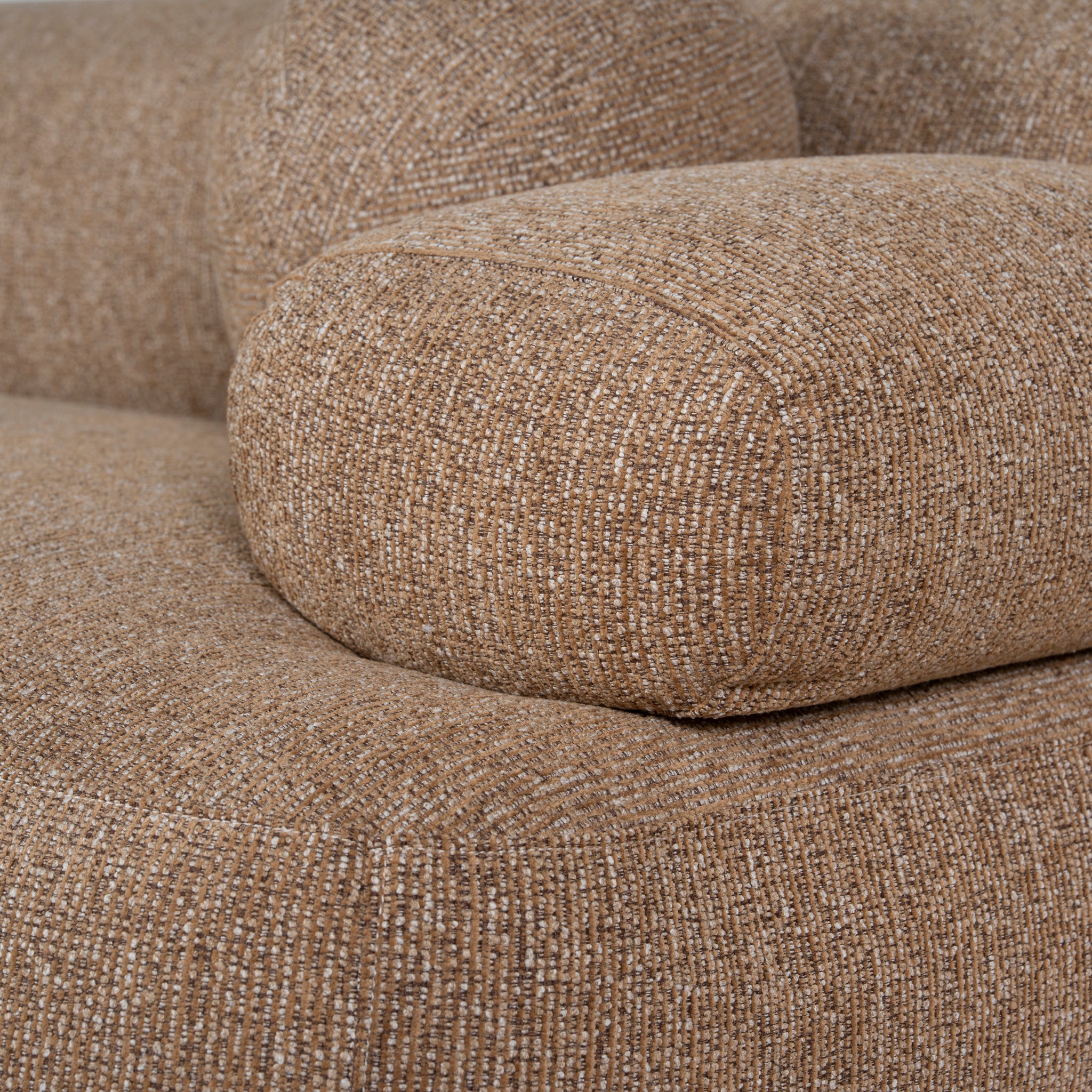 Solara 4 Seater Sofa - Almond Brown Sofa KJ Sofa-Core