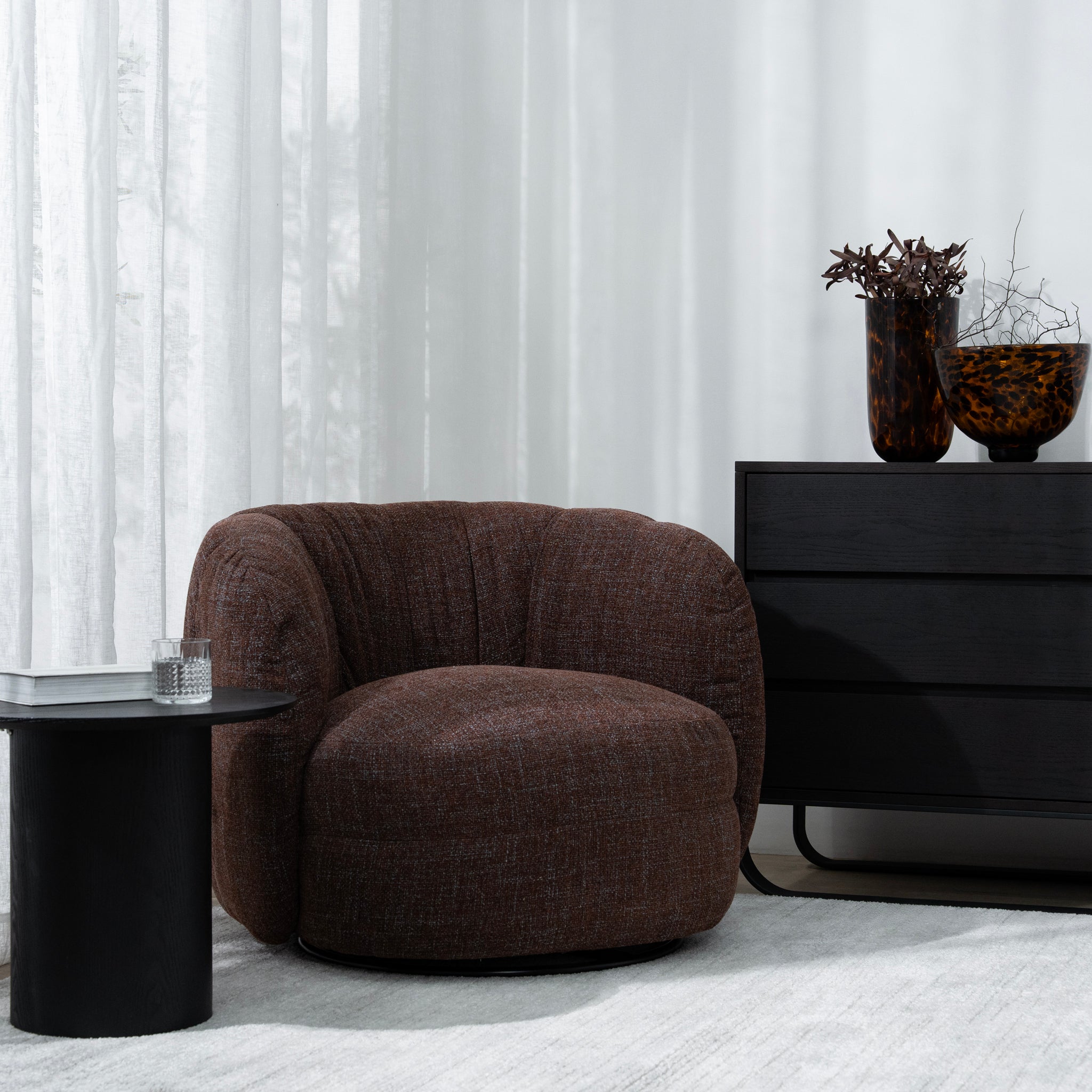 Viridia Armchair - Moss Brown Armchair KJ Sofa-Core