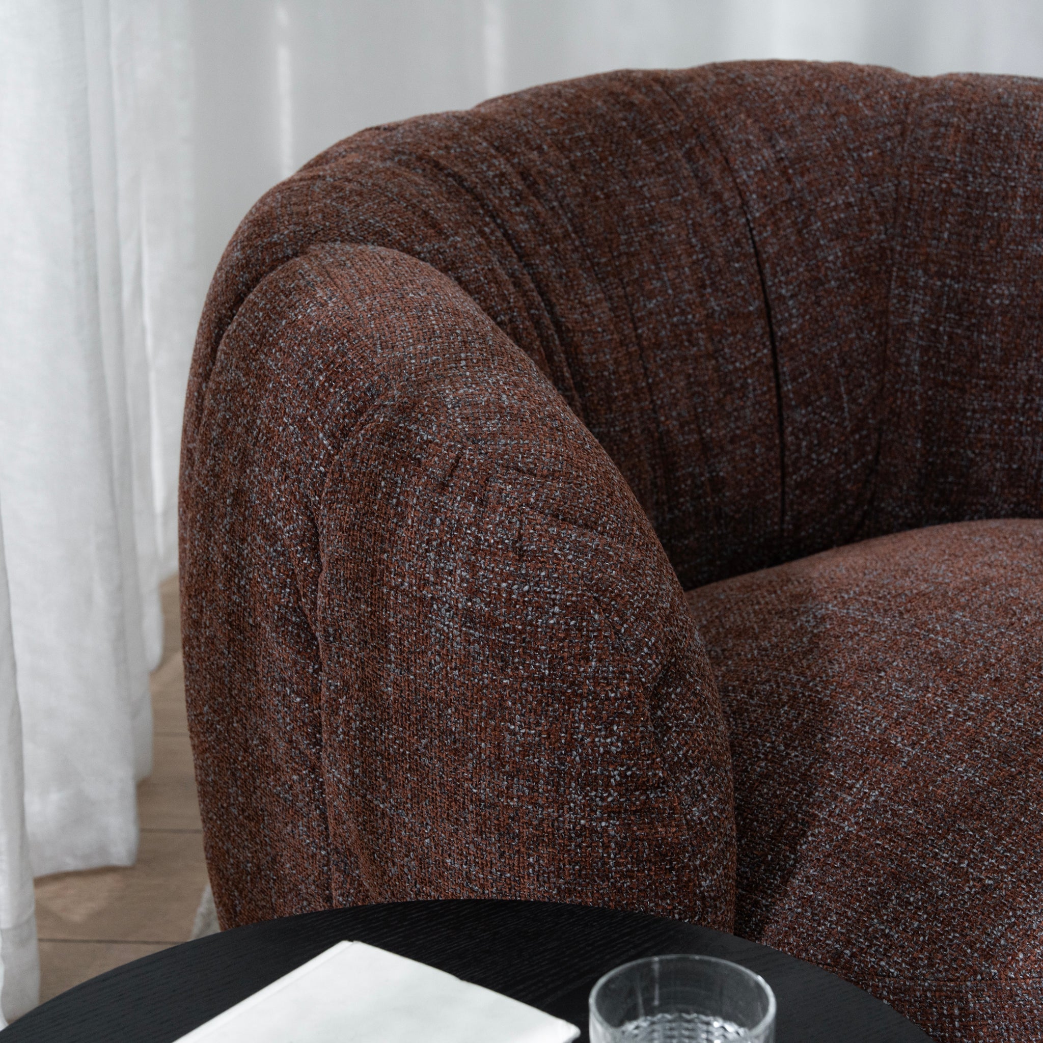 Viridia Armchair - Moss Brown Armchair KJ Sofa-Core