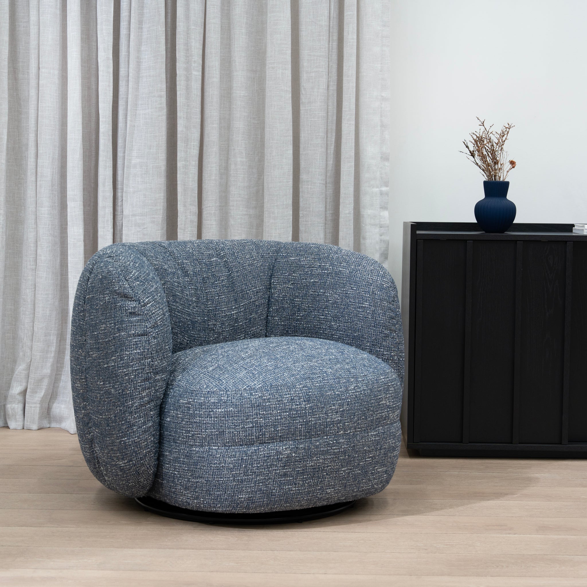 Viridia Armchair - Prussian Blue Armchair KJ Sofa-Core