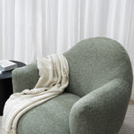 Esmora Swivel Armchair - Coral Light Green Armchair KJ Sofa-Core