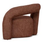Barta Fabric Armchair - Warm Brown Armchair Casa-Core
