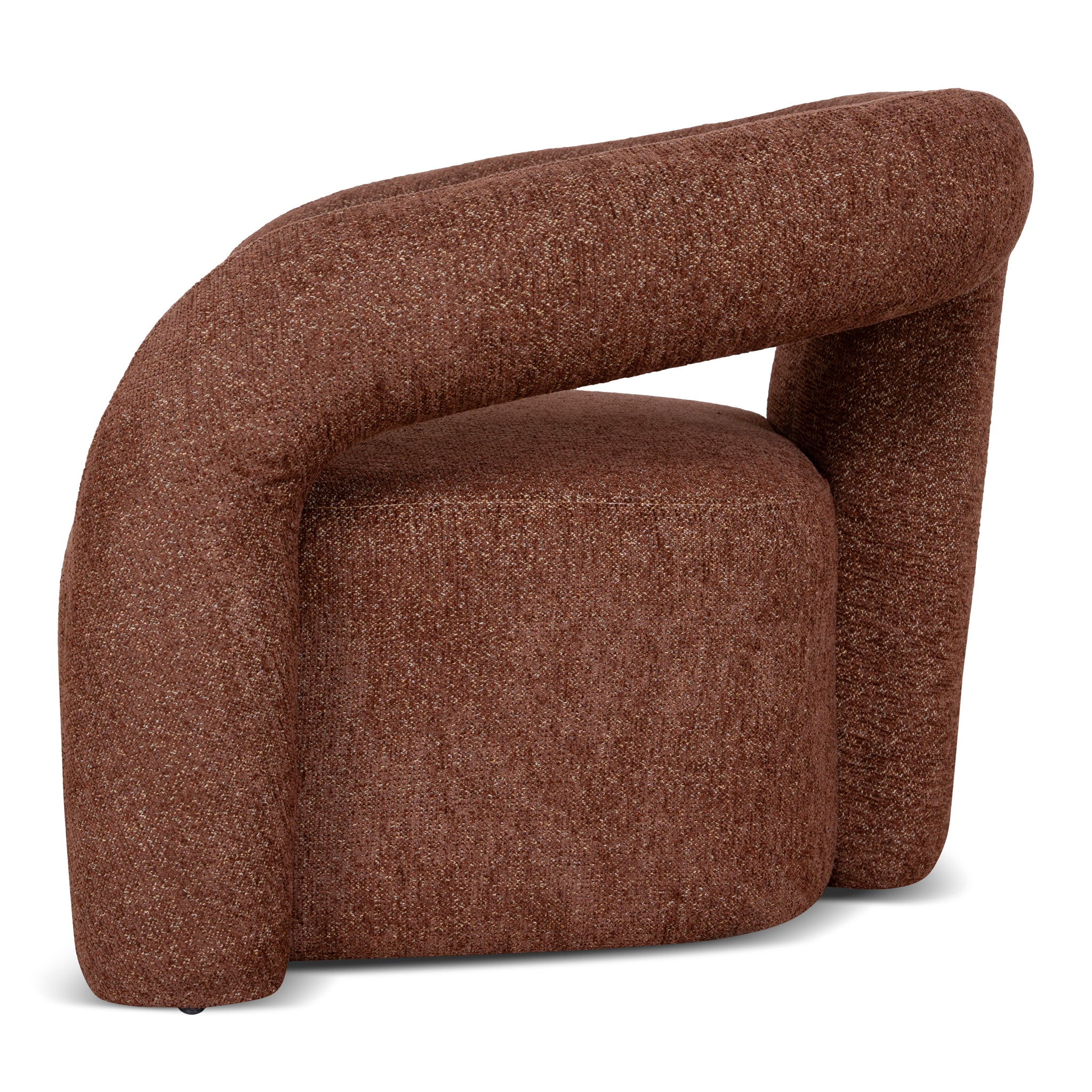 Barta Fabric Armchair - Warm Brown Armchair Casa-Core