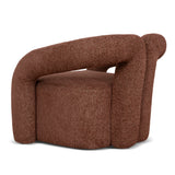 Barta Fabric Armchair - Warm Brown Armchair Casa-Core