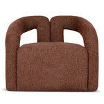 Barta Fabric Armchair - Warm Brown Armchair Casa-Core