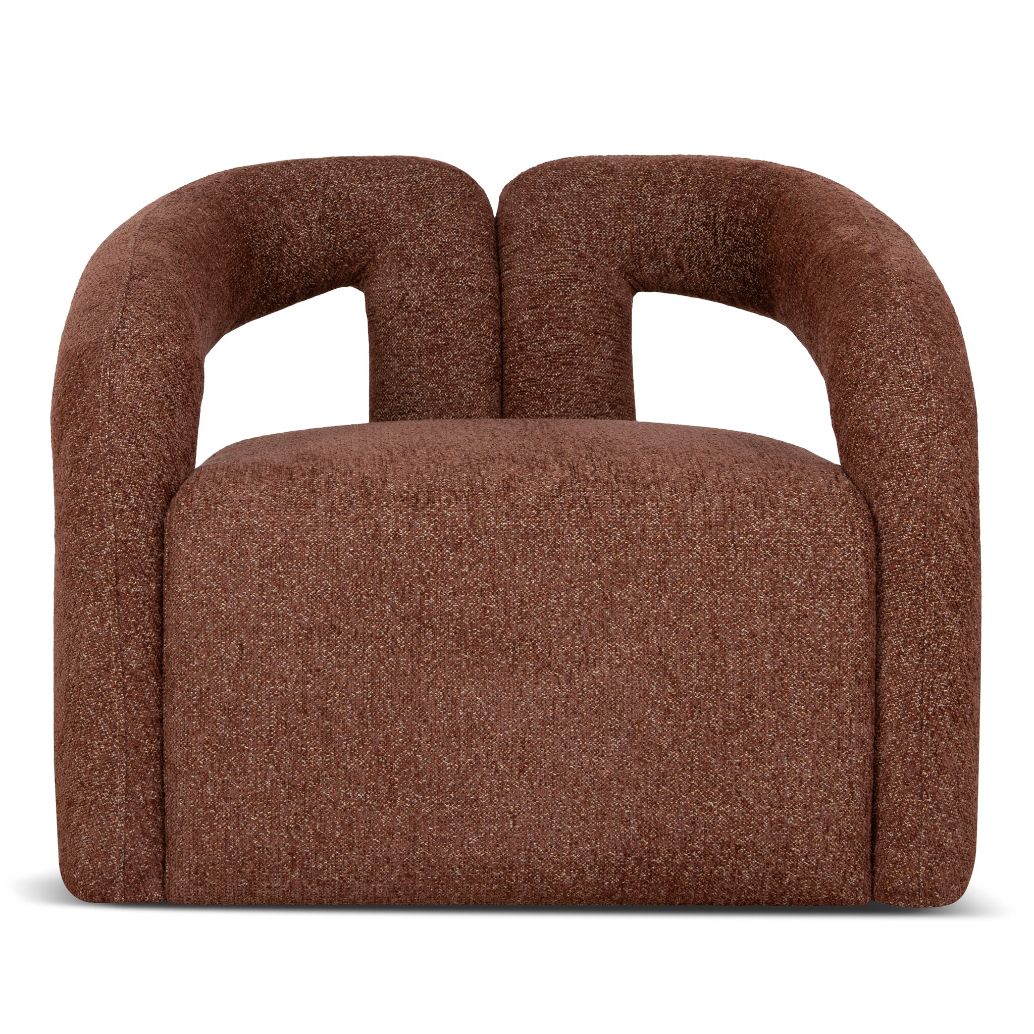Barta Fabric Armchair - Warm Brown Armchair Casa-Core