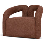 Barta Fabric Armchair - Warm Brown Armchair Casa-Core