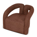 Barta Fabric Armchair - Warm Brown Armchair Casa-Core