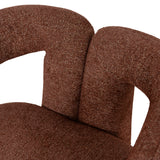 Barta Fabric Armchair - Warm Brown Armchair Casa-Core